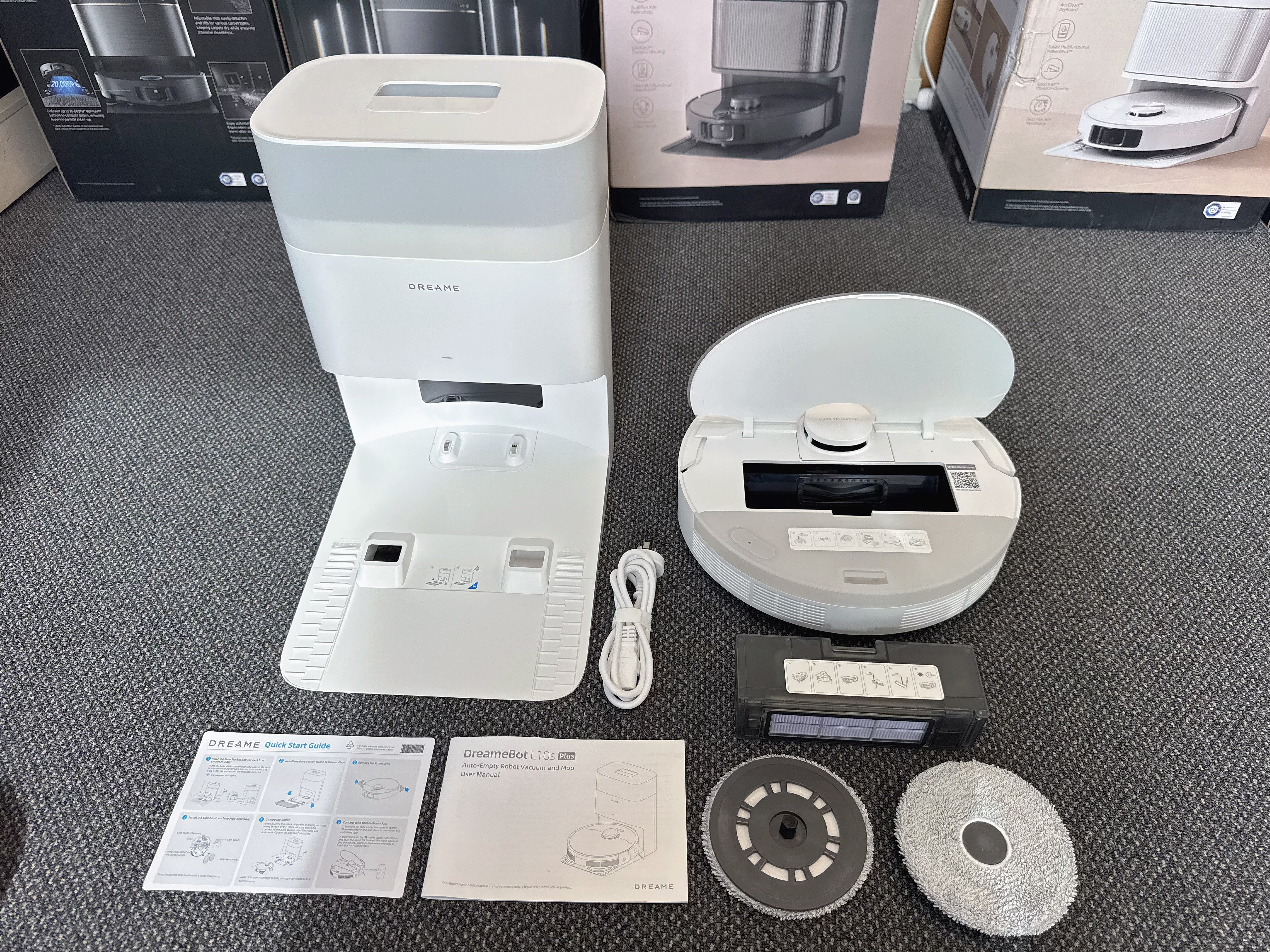 Dreame L10s Plus Robot Vacuum and Mop Cleaner-Refurbished